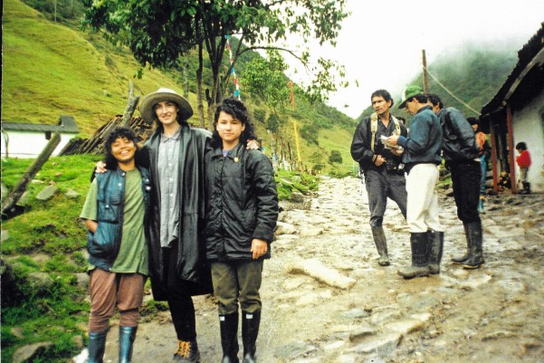 Suzan Mazur with M-19, Cauca Valley, Colombia - crop