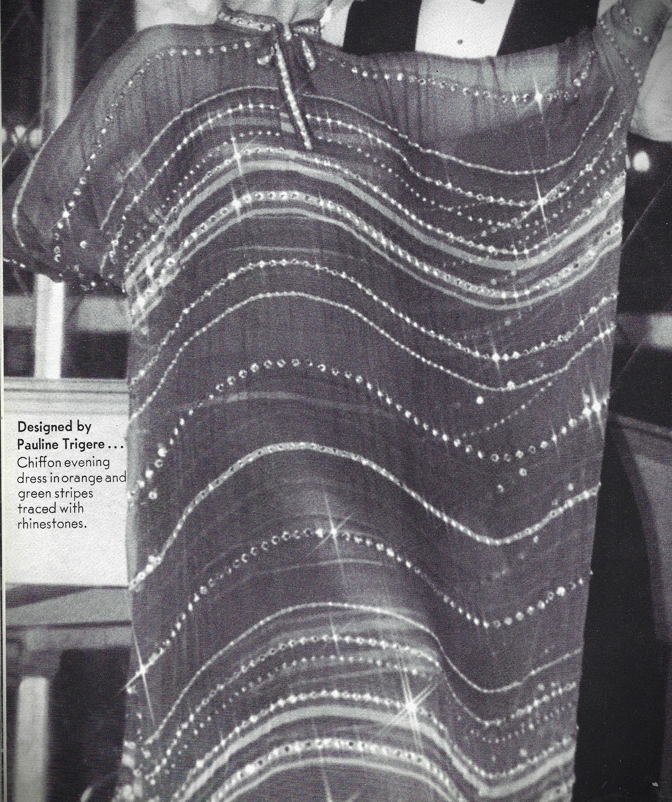 Pauline Trigere dress - crop