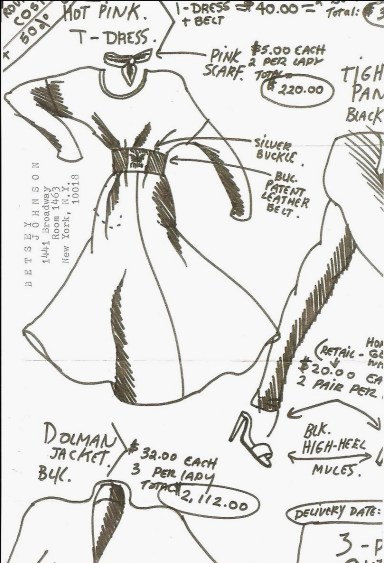 Betsey Johnson drawing - 2